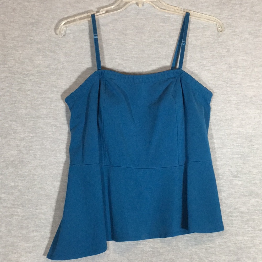 LANE BRYANT Comfy Stretch Knit with Straps or Strapless Flattering Peplum Bottom